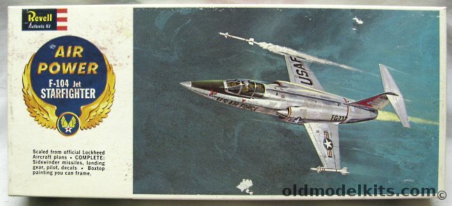 Revell 1/64 F-104 Starfighter with Sidewinders - Air Power Issue, H142-98 plastic model kit